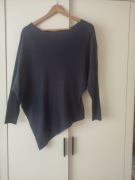 Sweter damski asymetryczny L 