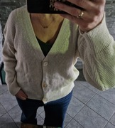 Zestaw spodenki haft r. 38 sinsay +  kardigan 50% wełna