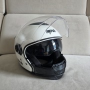 Kask szczękowy z wypinaną szczęką NAXA rozmiar M 57-58 cm biały