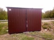 Garaż blaszany 3x5 II gatunek blachy. 