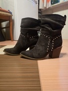 Kowbojki damskie nubuk rozmiar 38 