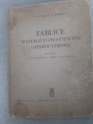 Tablice matematyczno - fizyczne W. Wojtowicz 