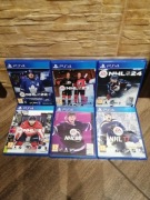 Zestaw gier na ps4 nhl 17,20,21,22,23,24