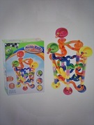 Marble kolorowy tor dla kulek 74 elementy