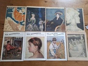 Stare Gazety Niemcy 1905-1912 rok Stare Czasopisma cena za  całość 8 szt. 