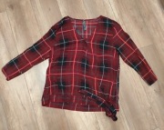 Kopertowa bluzka w kratę