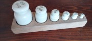 Odważniki ceramiczne prl wagi