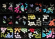 Zestaw 500 sztuk koraliki akrylowe i szklane