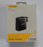 Ładowarka Sieciowa Essager 2x USB-C 2x USB-A Zasilacz 100W