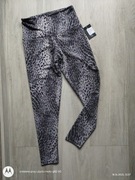 Leginsy sportowe, wyższy stan dedykowane do jogi S/M