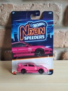 Samochodzik Hot Wheels Neon Speeders Porsche 911 GT3 różowe resorak