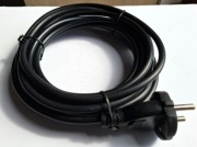 Kabel zasilający 450cm 2x0,75mm  z wtyczką + Drugi przewód gratis