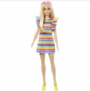 Lalka Mattel Barbie Fashionistas blond z aparatem na zęby HPF73