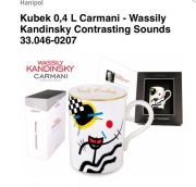 Kubek Carmani Kandinsky porcelana 370 ml