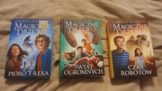 Magiczne Drzewo "Czas Robotów" "Świat Ogromnych" "Pióro T-rexa" A. Maleszka