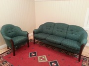 Sofa z Fotelem Elegancki zestaw skandynawski