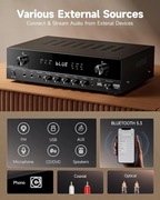 Amplituner bluetooth Donner MAMP2