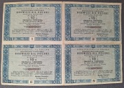 1951 Warszawa, Narodowa Pożyczka Rozwoju Sił Zbrojnych, 4 x 10 złotych