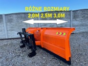 MOCNY *pług do śniegu* mocowanie 2w1 TUZ oraz Euro-Ramka 1,5/2,0/2,5/3,0