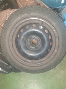 4× Felga stalowa 6.0" x 15" 4x100 ET 50 + opony