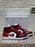 BUTY NIKE AIR JORDAN 1 MID ALTERNATE BRED TOE r.44  nike BQ6472 079