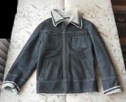 Kożuch skórzany Marks & Spencer