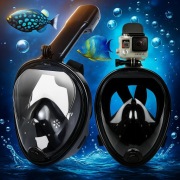 Składana Maska Full Face L/XL – Komfortowe Nurkowanie w Basenie i Morzu