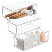 Zestaw 3 Akrylowych Organizerów Pojemniki Do Przechowywania 