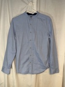 Koszula męska Reserved ypu Oxford ze stójką (bez klasycznego kołnierzyka)