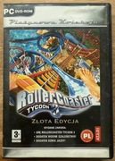 ROLLER COASTER TYCOON 3 ZŁOTA EDYCJA CD na PC DVD-ROM Windows Polska