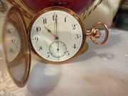 Zegarek złoty 14 k, zabytkowy kieszonkowy, kolekcjonerski