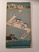 Mapa samochodowa Polski 1961