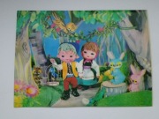 Bajka JAŚ i MAŁGOSIA - pocztówka trójwymiarowa 3D