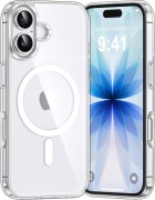 Etui Do iPhone 17 WZMACNIANE 360° do MAGSAFE CLEAR CASE + Szkło 9H