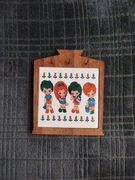 Wieszak vintage łata 60 XX wieku 