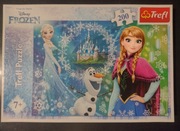 Puzzle Kraina Lodu 7+ Disney Trefl, 200 elementów 