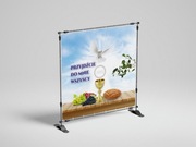 Ołtarz na Boże Ciało - dekoracja baner 1.5x1.5m wzór nr 3