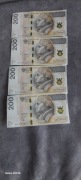 Banknoty 200 zł 3 szt