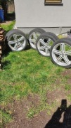 Felgi aluminiowe  18" Audi A5 Quatro z oponami, DOT 0222 , używane 