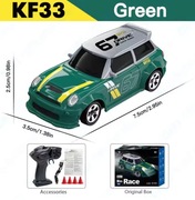 RC Drift Samochód 1:64 4WD Zdalnie Sterowany Mini GTR Wyścigowy