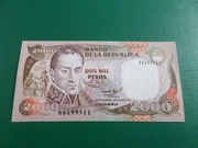2000 Kolumbijskich Pesos 1994 rok Film Kiler Prezent Stan Bankowy UNC