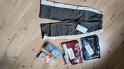 Spodnie dresowe bawełniane 104 cm 3 pary + gratisy