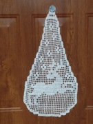 Duża zawieszka renifer okno drzwi święta wigilia