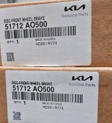 Tarcza hamulcowa przednia Disc-front whell brake 51712A0500 komplet 2 szt.