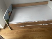 Łóżko dziecięce z materacem i szufladą - DARMOWE