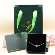 Bransoletka damska srebro próba 925 serce prezent serduszko