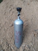 Butla nurkowa dla młodszych entuzjastów nurkowania. Druck Luft -AG 2000