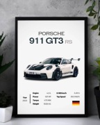 Plakat A3 Porsche 911 GT3 rs