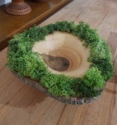 Misa ręcznie toczona z chrobotkiem reniferowym