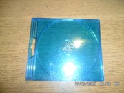 Slim case do płyt CD-R/DVD, niebieski, używany
